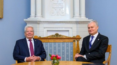Президент Литвы встретился с бывшим Президентом Германии