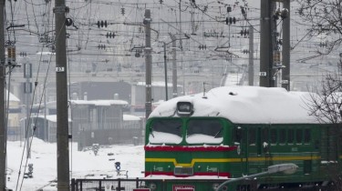 Из-за аварии остановлено движение поездов по ветке Вильнюс-Клайпеда и Вильнюс-Каунас