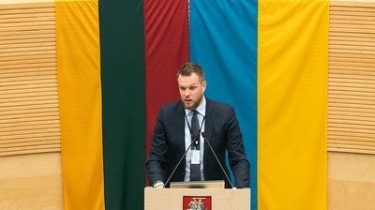 Глава МИД Литвы выдержал интерпелляцию в Сейме