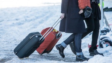 В ночь на понедельник в Литве из-за снегопада было отозвано 20 авиарейсов