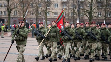 В Вильнюсе отметили годовщину создания Добровольческих сил национальной обороны (видео)