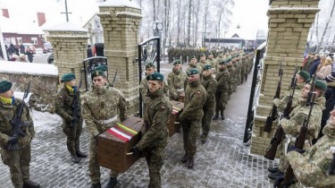 Под Вевисом перезахоронены останки литовских и польских военных, погибших в 1920 году