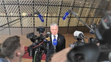 Г. Науседа: Литва поддерживает переход всех "красных линий" при направлении оружия Украине