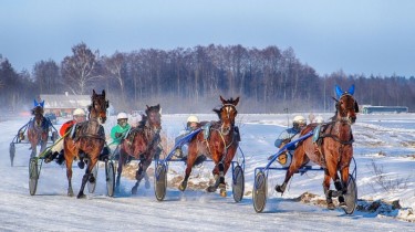 Вместо традиционных конных скачек "Сартай" в этом году в Дусетосе Зарасайского района проходит зимний фестиваль