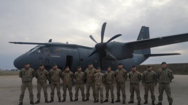 Новая группа литовских инструкторов выехала на операцию по обучению украинских солдат