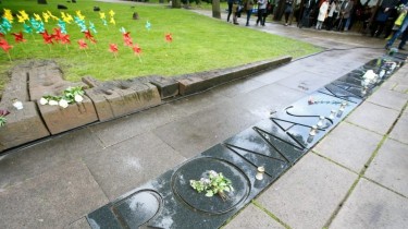 Каунас отмечает годовщину смерти Ромаса Каланты, погибшего во время акции протеста