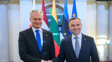 В Литву прибудет с официальные визитом президент Польши Анджей Дуда