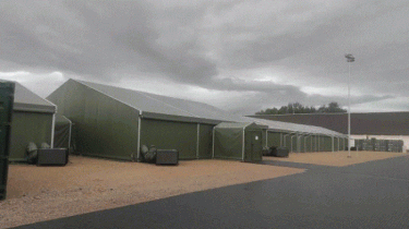 В Мариамполе открывается постоянный модульный военный лагерь "Vytenis"