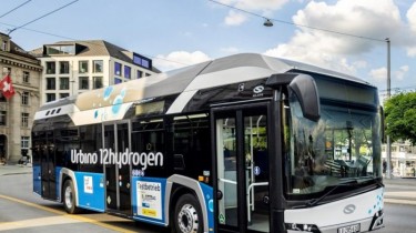 В Каунасе и Вильнюсе впервые будет курсировать автобус на водородном топливе