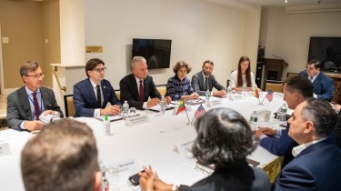 Президент Литвы встретился в Нью-Йорке с инвесторами из США