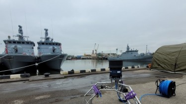 Военный корабль Литвы отправлен для наблюдения за смычкой NordBalt в Балтийском море