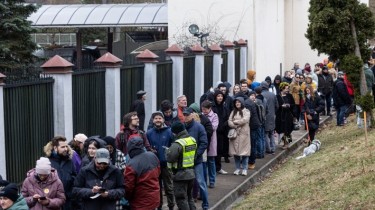 "Россия превращается в ГУЛАГ": протестовавшие на выборах главы РФ в Вильнюсе