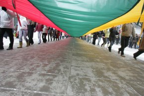 Первыми День восстановления независимости Литвы отметили школьники