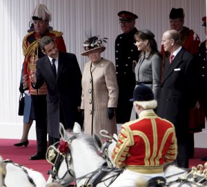 Николя Саркози и Карла Бруни в Великобритании 