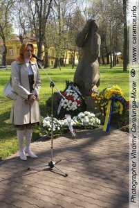 Митинг в память жертв Чернобыля в Вильнюсе