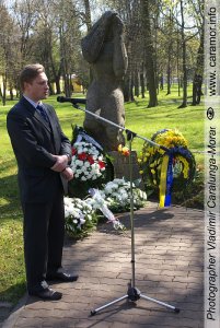 Митинг в память жертв Чернобыля в Вильнюсе