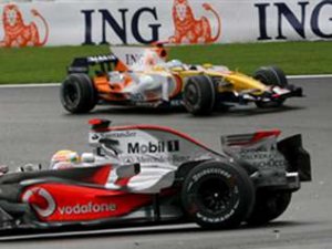 Искусственное равнение Формула-1 - Гран-при Бельгии