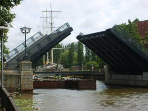 Клайпедский разводной мост построен в Ленинграде