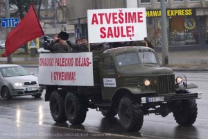 В центре Вильнюса прошла акция протеста