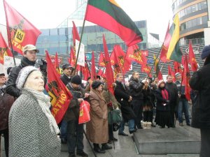 В центре Вильнюса прошла акция протеста