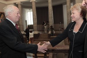 Даля Грибаускайте приняла участие в конгресса литваков