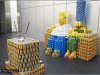 В Литве - скульптуры из 10 тыс. консервных банок