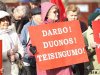 В Вильнюсе сотни протестующих требовали повышения пенсий
