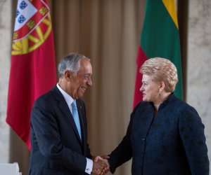 Президент Португалии посетит португальских военных, дислоцированных в Литве