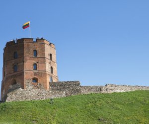  У подножья Горы Гедиминаса ограничивается движение пешеходов