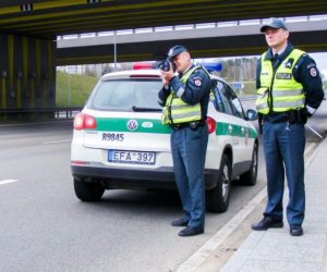 В мае по всей Литве - рейды дорожной полиции