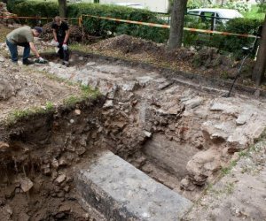 Археологи обнаружили амвон Большой Вильнюсской синагоги