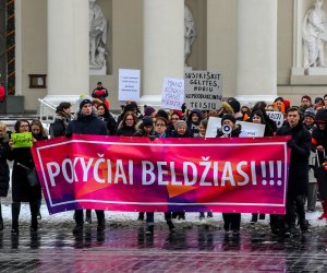 В Вильнюсе состоялось шествие за права женщин 