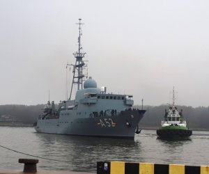 В Клайпеду прибыли германские военные суда