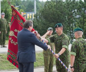 Р. Вайкшнорас принял командование сухопутными силами Литвы