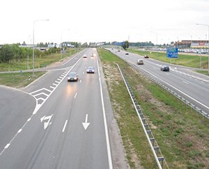 Дорога Вильнюс-Каунас станет автомагистралью