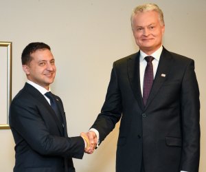 В.Зеленский и Г.Науседа обсудят отношения Украины с ЕС и НАТО, переговоры о мире