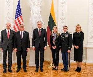 Г. Науседа обсудил с новым послом США значение сотрудничества стран для безопасности