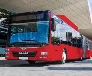 В Вильнюсе курсируют 50 новых газовых автобусов «MAN Lion‘s City G»