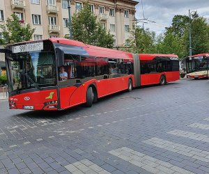 В праздничные дни в Вильнюсе намечаются изменения в движении транспорта