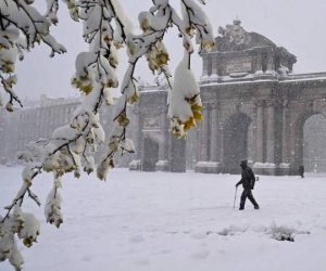 Мадрид парализовал самый мощный за 80 лет снегопад