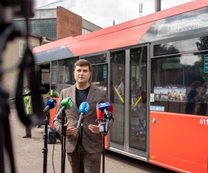 По Вильнюсу будут курсировать автобусы для вакцинации от COVID-19