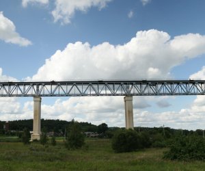 Лидувенайский мост ремонтируют и реставрируют