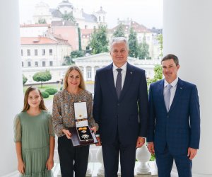 Президент Литвы наградил вице-чемпионку Токийской олимпиады Л. Асадаускайте-Заднепровскене