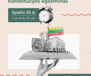 15-й экзамен на знание Конституции Литвы состоится в Вильнюсе
