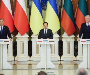 Визит президента Литвы в Киев: Украина не останется один на один с агрессией