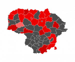 COVID-19 в Литве за сутки: 244 новых случая, три человека скончались