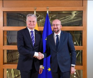 Президент Литвы и Председатель Европейского совета обсудили возможности экспорта украинского зерна