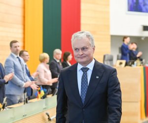 Президент Литовской Республики Гитанас Науседа выступил с годовым докладом в Сейме Литвы
