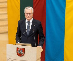BNS: об основных темах выступления Президента Литвы Г. Науседы в Сейме 
