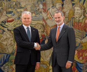 Президент Литвы встретился с Королем Испании Филиппом VI